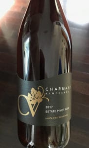 Charmant Pinot bottle